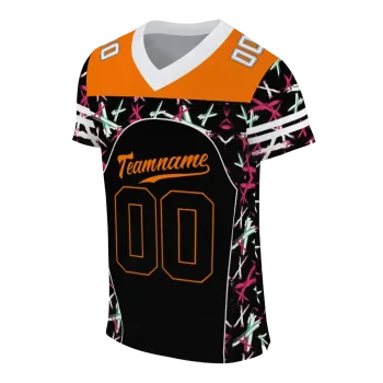 custom oklahoma state cowboys brushstroke xs black jersey fashion forward