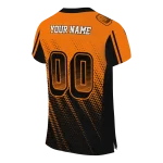 custom oklahoma state cowboys halftone flow orange black jersey best selling