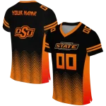 custom oklahoma state cowboys halftone sweep black jersey best selling