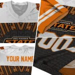 custom oklahoma state cowboys tire arrows orange black white jersey best selling