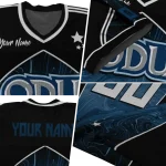 custom old dominion monarchs halftone slant blue black jersey best selling