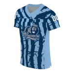 custom old dominion monarchs stripe splatter blue jersey best selling