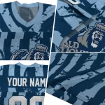 custom old dominion monarchs stripe splatter blue jersey best selling