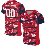 custom ole miss rebels camo shatter red jersey best selling