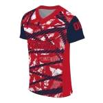 custom ole miss rebels camo shatter red jersey best selling