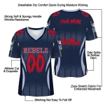 custom ole miss rebels dynamic dots blue jersey best selling