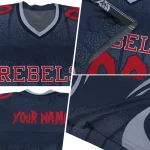 custom ole miss rebels dynamic dots blue jersey best selling