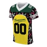 custom oregon ducks brushstroke xs yellow black jersey best selling