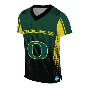 custom oregon ducks halftone flow green black jersey fashion forward