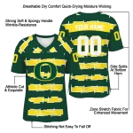 custom oregon ducks layered grids green jersey best selling