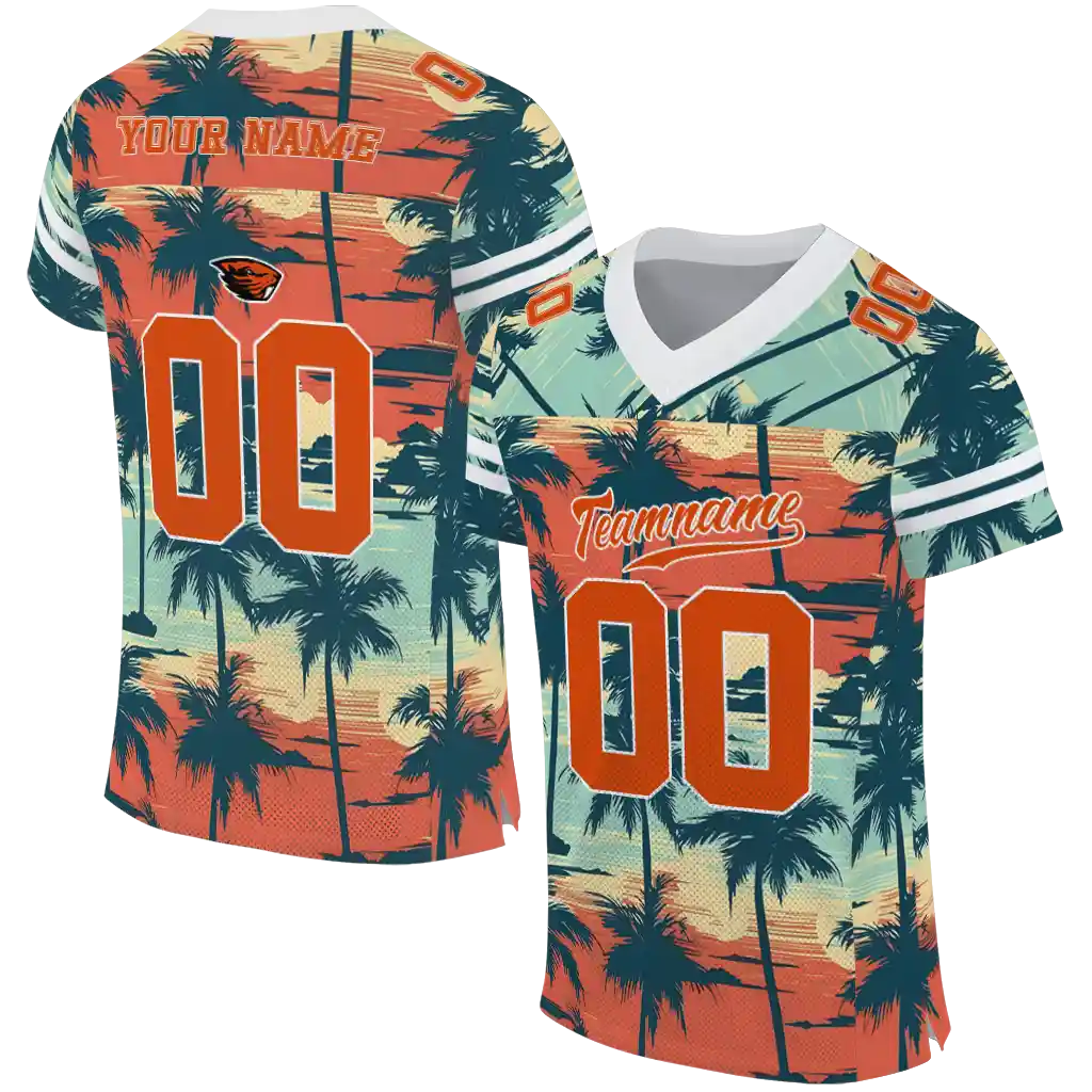 custom oregon state beavers horizon palm sunset jersey best selling custom oregon state beavers horizon palm sunset jersey best selling