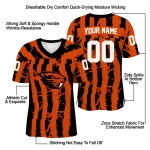custom oregon state beavers stripe splatter orange jersey best selling
