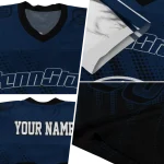 custom penn state nittany lions halftone flow blue black jersey best selling