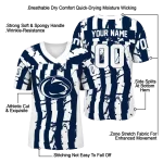 custom penn state nittany lions stripe splatter blue jersey best selling