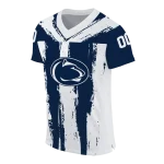 custom penn state nittany lions striped texture blue jersey best selling