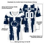 custom penn state nittany lions striped texture blue jersey best selling