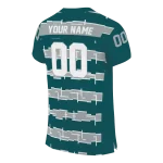 custom philadelphia eagles layered grids green jersey best selling