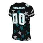 custom philadelphia eagles star cluster black jersey best selling