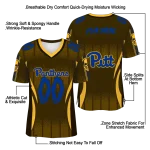custom pittsburgh panthers dynamic dots gold jersey best selling