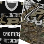 custom purdue boilermakers antler skull camouflage hunting jersey best selling
