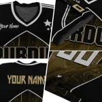 custom purdue boilermakers halftone slant gold black jersey best selling