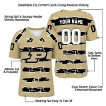 custom purdue boilermakers layered grids gold jersey best selling