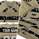 custom purdue boilermakers layered grids gold jersey best selling