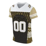 custom purdue boilermakers tire arrows gold black white jersey best selling