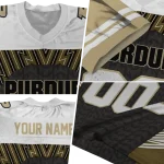 custom purdue boilermakers tire arrows gold black white jersey best selling