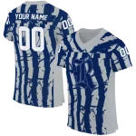 custom rice owls stripe splatter navy blue jersey best selling