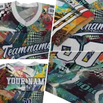 custom rice owls tribal face jersey best selling