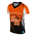 custom sam houston bearkats halftone flow orange black jersey best selling