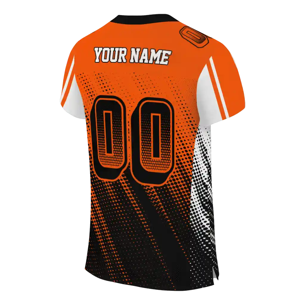 custom sam houston bearkats halftone flow orange black jersey high quality custom sam houston bearkats halftone flow orange black jersey high quality