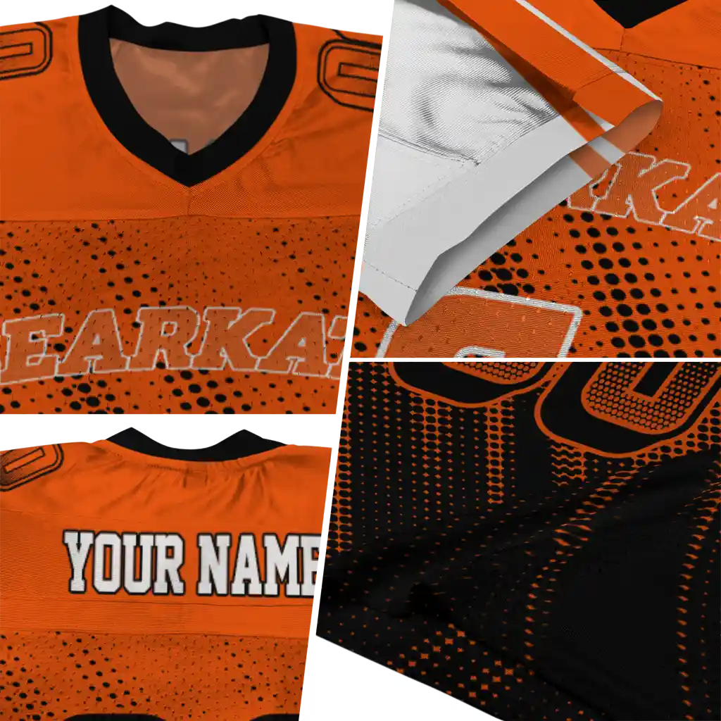 custom sam houston bearkats halftone flow orange black jersey new arrival custom sam houston bearkats halftone flow orange black jersey new arrival