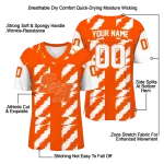 custom sam houston bearkats stripe block orange jersey best selling