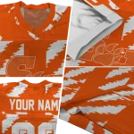custom sam houston bearkats stripe block orange jersey best selling