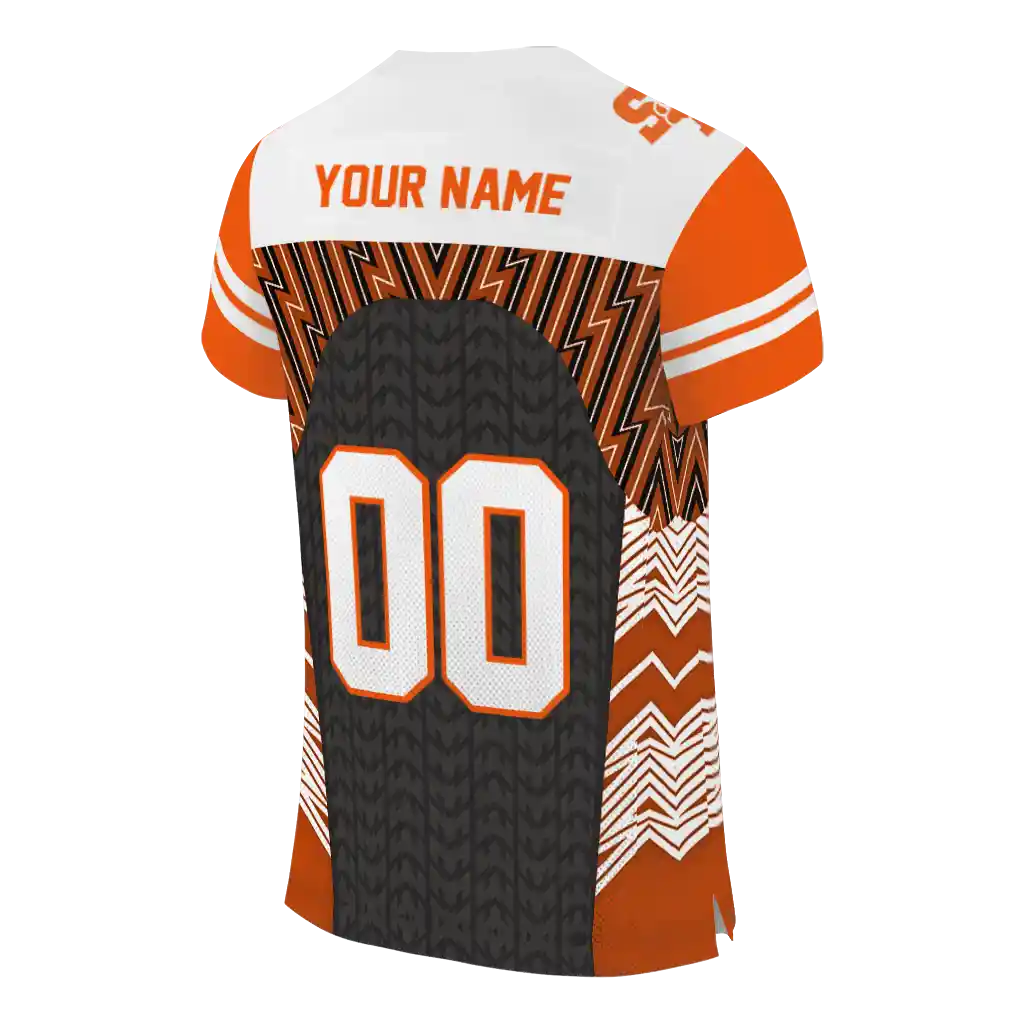 custom sam houston bearkats tire arrows orange black white jersey high quality custom sam houston bearkats tire arrows orange black white jersey high quality