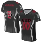 custom san diego state aztecs dynamic dots black jersey best selling
