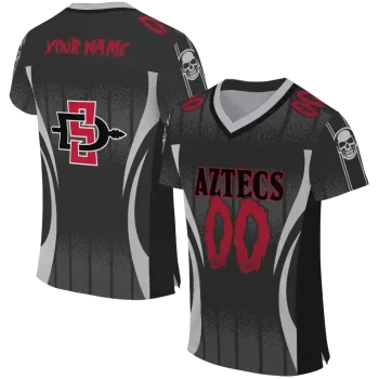 custom san diego state aztecs dynamic dots black jersey best selling