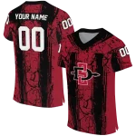 custom san diego state aztecs rugged stripes red jersey best selling