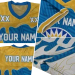 custom san jose state spartans dripping flames blue white jersey best selling