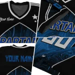 custom san jose state spartans halftone slant blue black jersey best selling