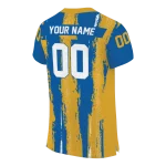 custom san jose state spartans striped texture blue jersey best selling