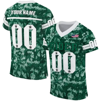 custom saskatchewan roughriders camouflage abstract green jersey best selling