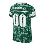 custom saskatchewan roughriders camouflage abstract green jersey best selling