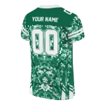 custom saskatchewan roughriders mirrored pattern green jersey best selling