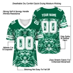 custom saskatchewan roughriders mirrored pattern green jersey best selling