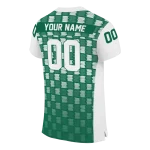 custom saskatchewan roughriders stacked rectangle green jersey best selling