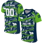 custom seattle seahawks camo shatter blue jersey best selling