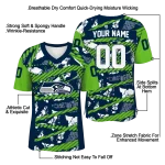 custom seattle seahawks camo shatter blue jersey best selling